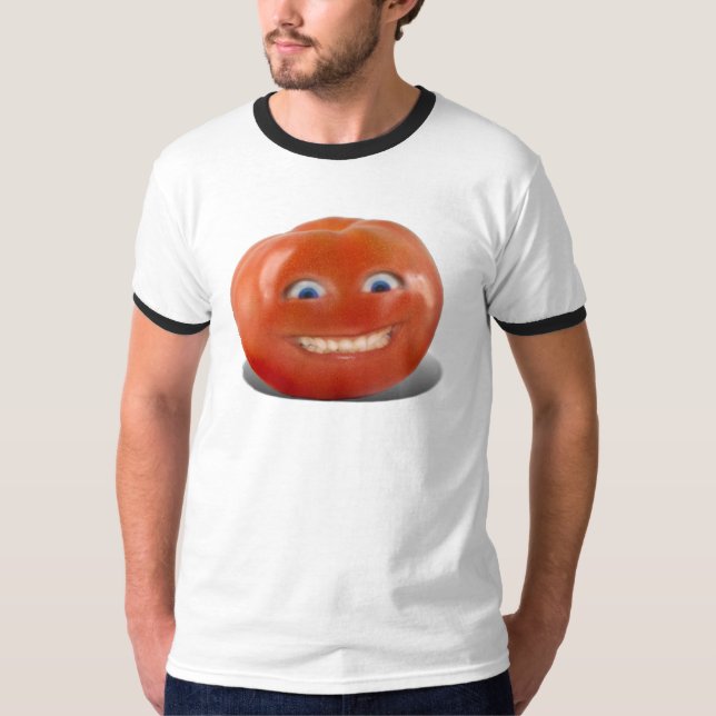 Camiseta Gato sonriente de cara feliz (Anverso)