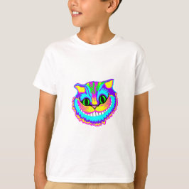 Camiseta Gato sonriente loco psicodélico