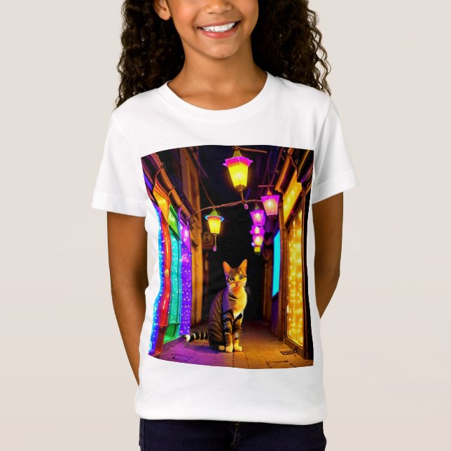 Camiseta gato sorprendido (Anverso)