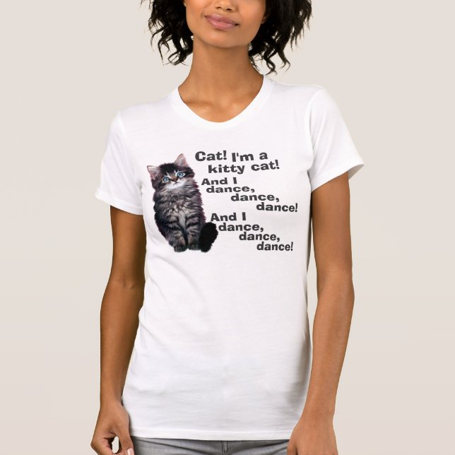 Camiseta ¡Gato! ¡Soy un gato del gatito! (Anverso)