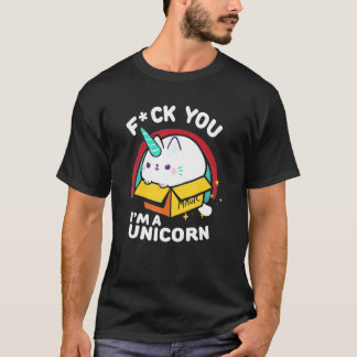Camiseta Gato Soy Un Loco De Unicornio Tú Felpa Felpa
