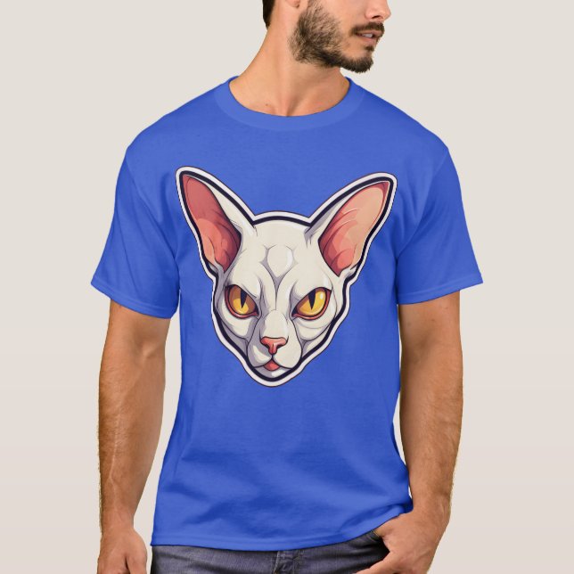 Camiseta Gato Sphyn divertido