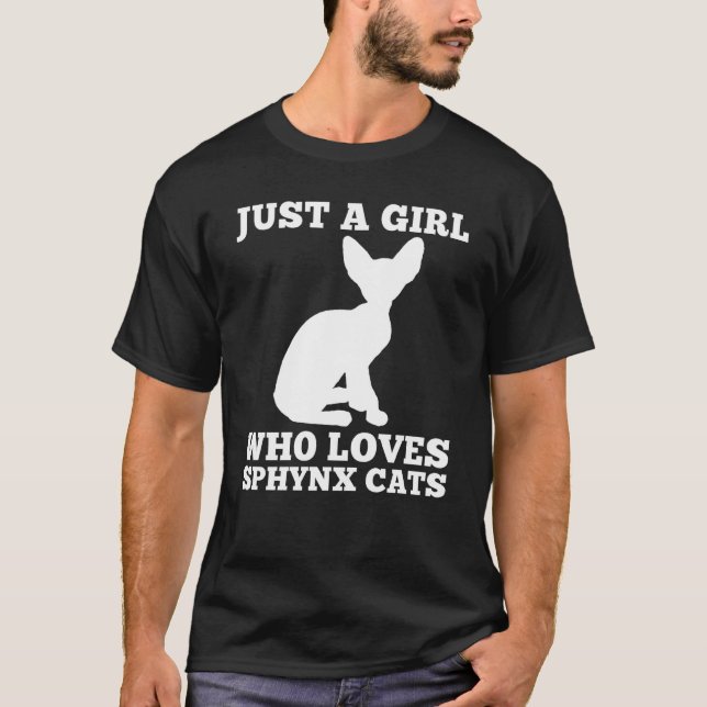 Camiseta Gato Sphynx (Anverso)