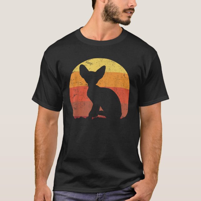 Camiseta Gato Sphynx (Anverso)