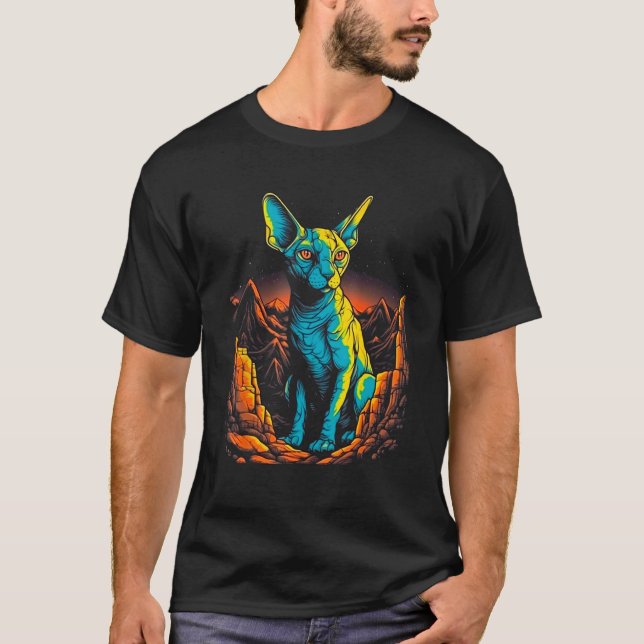 Camiseta Gato Sphynx 1 (Anverso)