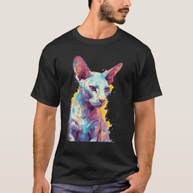 Camiseta Gato Sphynx 1 (Anverso)