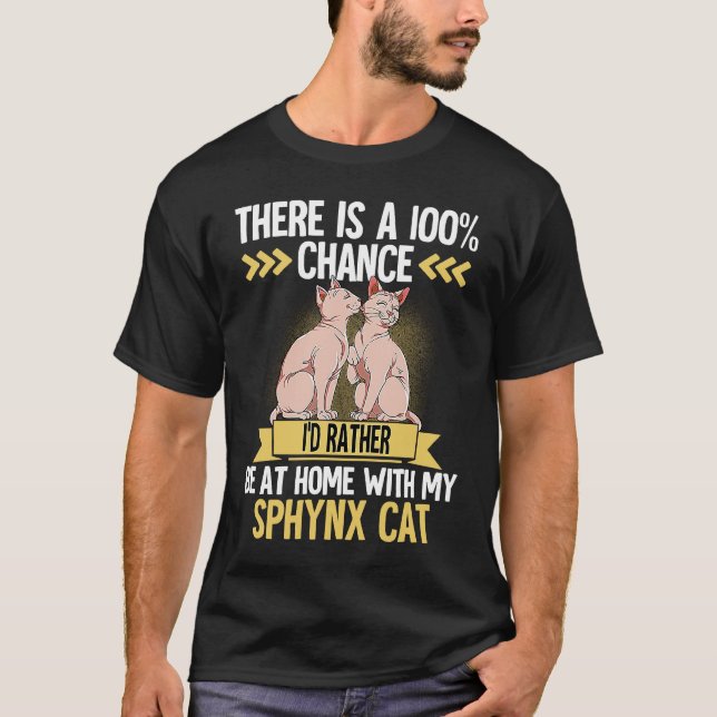 Camiseta Gato Sphynx  2 (Anverso)