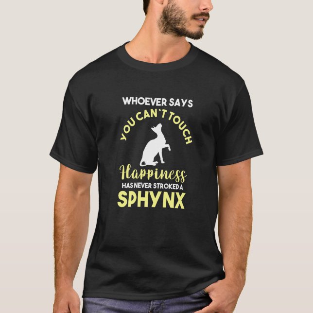 Camiseta Gato Sphynx  6 (Anverso)