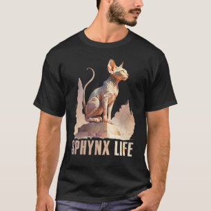 Camiseta Gato Sphynx Acuarela Sphynx Vida Gato Mamá Papá