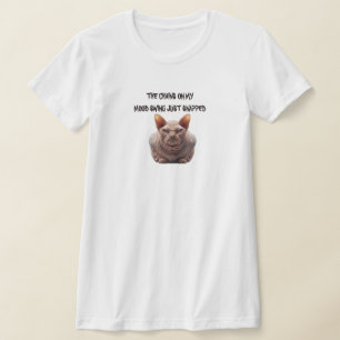 Camiseta Gato Sphynx de Cambio de Humor