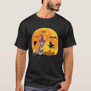 Camiseta Gato Sphynx de Halloween para gato sin pelo