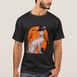 Camiseta Gato Sphynx de Halloween para gato sin pelo  1