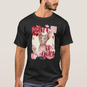 Camiseta Gato Sphynx de San Valentín Simplemente Lindo Colo
