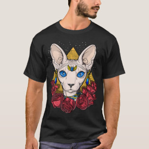 Camiseta Gato Sphynx Egipcio