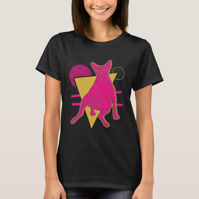 Camiseta Gato Sphynx Gatito (Anverso)