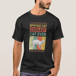 Camiseta Gato Sphynx Gato Más Genial Sin Pelo Dueño Sph