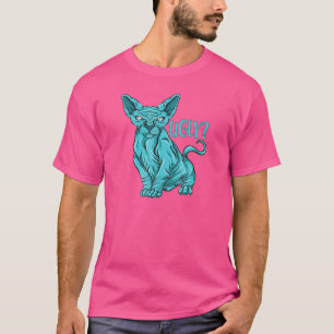Camiseta Gato Sphynx Gatos Feo Sfinx Al Arte
