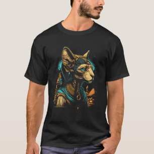 Camiseta Gato Sphynx Lindo Dueño de Gato Sphynx Faraón Egip