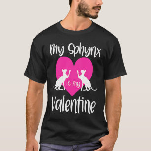 Camiseta Gato Sphynx Mamá Papá Día de San Valentín Rescate