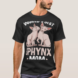Camiseta Gato Sphynx Mom Sphinx Sphinx Hairless Cat