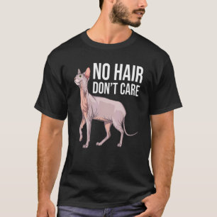 Camiseta Gato Sphynx Para Hombres Mujeres Gato Sin Pelo Mas