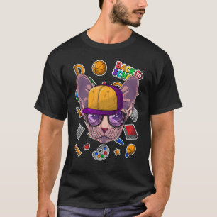 Camiseta Gato Sphynx Regreso A Clases Primer Día De Escuela