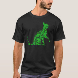 Camiseta Gato Sphynx   Shamrock Divertido Gato Sphynx St Pa