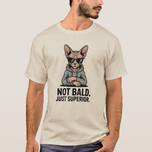 Camiseta Gato Sphynx Superior Actitud Sarcástica Arte