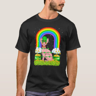 Camiseta Gato Sphynx Trébol de Arcoíris Sphynx Gato San Pa
