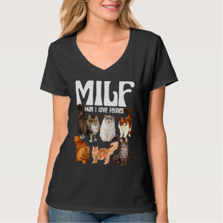 Camiseta Gato Squad Rescate Gato MILF Hombre Amo Felinos Ga