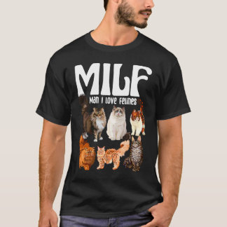 Camiseta Gato Squad Rescate Gato MILF Hombre Amo Felinos Ga