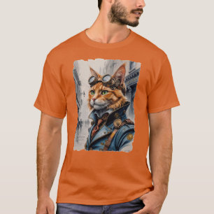Camiseta ¡Gato Steampunk!