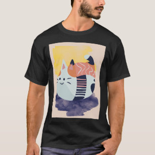 Camiseta Gato Sushi