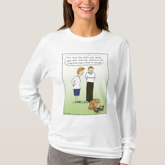 Camiseta Gato Sushi (Anverso)