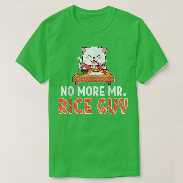 Camiseta Gato sushi Anime Merch Manga Cosplay comida japone (Diseño del anverso)