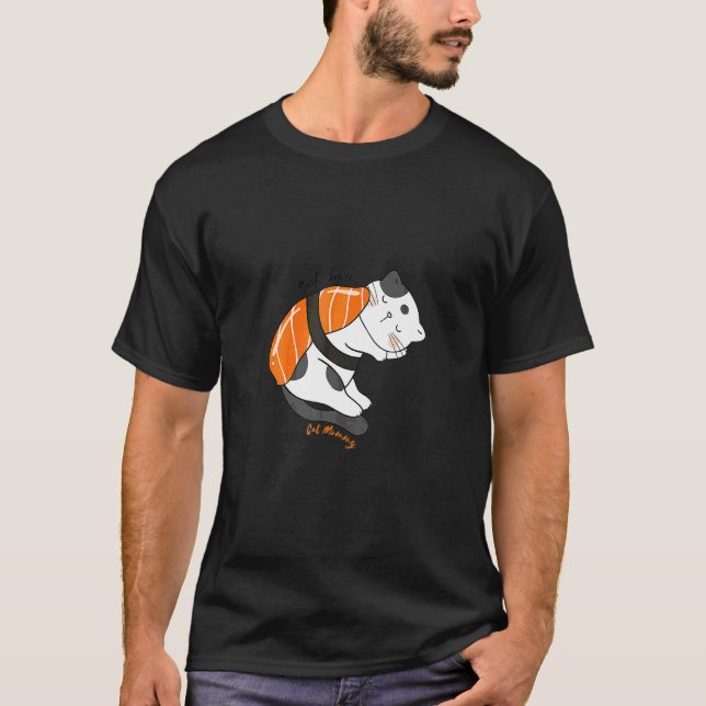 Camiseta Gato Sushi Mamá (Anverso)