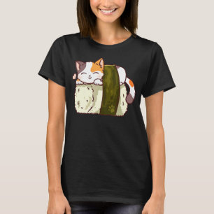Camiseta Gato Sushi Neko Japonés