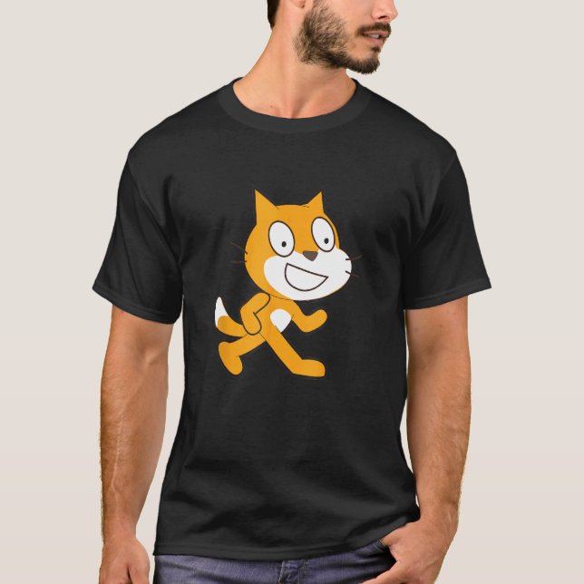 Camiseta Gato T Mascota Oficial Del Lenguaje De Programació (Anverso)