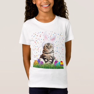 Camiseta Gato Tabby de Pascua