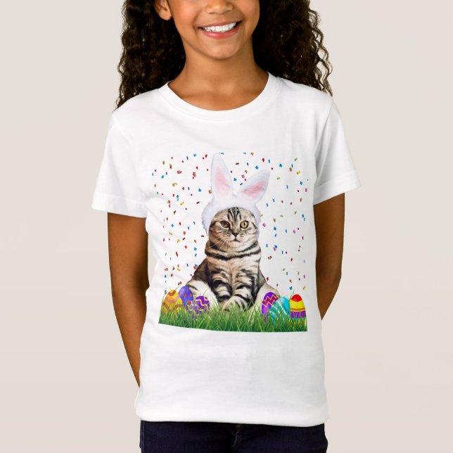 Camiseta Gato Tabby de Pascua (Anverso)