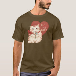 Camiseta Gato Tabby de Todo Mi Amor