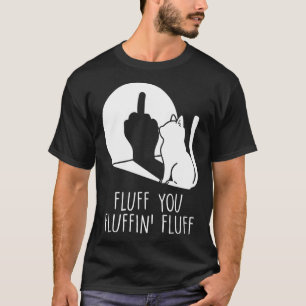 Camiseta Gato te hace una señal obscena con el dedo
