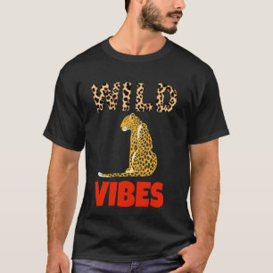 Camiseta Gato Tigre Vibraciones Salvajes León Jaguar Selva,