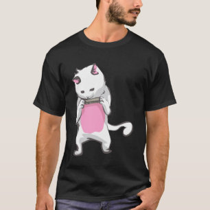 Camiseta Gato tocando blues con armónica Músico Manga Larga