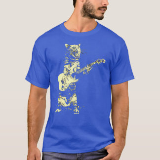 Camiseta Gato tocando guitarra (2)