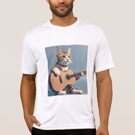 Camiseta Gato tocando la guitarra, amante del gato T-Shirt