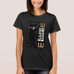 Camiseta Gato tocando órgano u2013 Gato organista divertido
