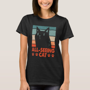 Camiseta Gato todopoderoso Humor Amante de gatos divertidos