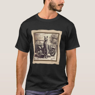 Camiseta Gato Tom Antiguo Vehículo Automóvil Coche