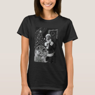 Camiseta Gato Tomándose Una Selfie Santa Navidad Xmas Pijam